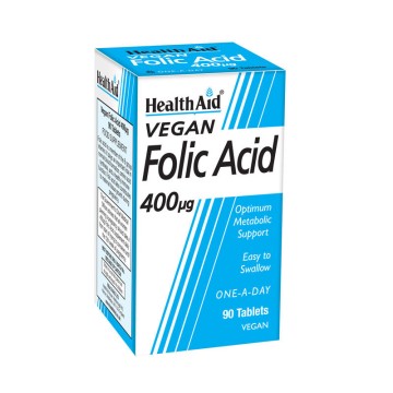 Health Aid Фолиевая кислота 400 мг 90 таблеток