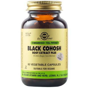 Solgar Black Cohosh Root Extract Plus Simptomat e Menopauzës 60 kapsula