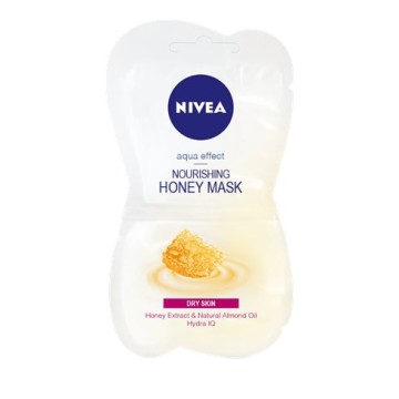 Maskë ushqyese Nivea me mjaltë për lëkurë të thatë/të ndjeshme 2x7.5ml
