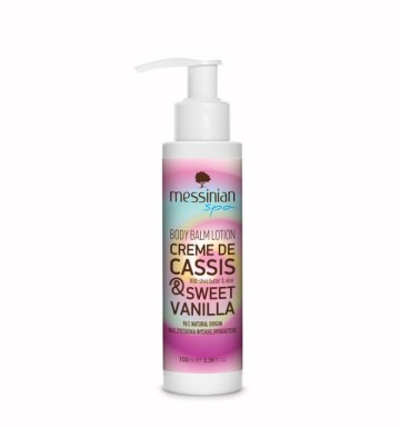 Messinian Spa Body Balm Lotion Creme De Cassis & Sweet Vanilla, 100ml Messinian Spa Body Balm Lotion Creme De Cassis & Sweet Vanilla, 100ml