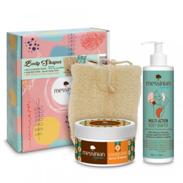 Messinian Spa Promo Multi Action Body Shaper, 250ml & Sugar Body Sc...