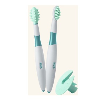 Nuk Set Εκπαιδευτικές Οδοντόβουρτσες 6-15 Μηνών 2τμχ Nuk Set Εκπαιδευτικές Οδοντόβουρτσες 6-15 Μηνών 2τμχ