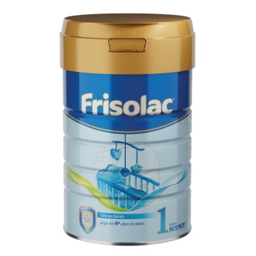 Frisolac No1 Βρεφικό Γάλα σε Σκόνη έως τον 6ο Μήνα 400gr