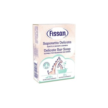 Fissan Delicate Bar Soap Για Νεογέννητα κ Βρέφη, 90g Fissan Delicate Bar Soap Για Νεογέννητα κ Βρέφη, 90g