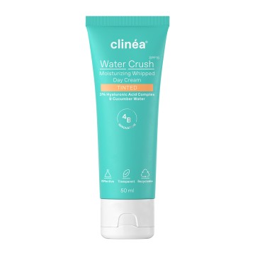 Clinea Water Crush Moisturizing Whipped Day Cream Tinted Spf15, 50ml Clinea Water Crush Moisturizing Whipped Day Cream Tinted Spf15, 50ml
