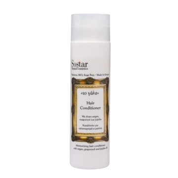 Sostar Lait Après-Shampoing à l'Huile d'Argan, Raisin et...