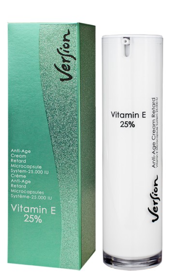 Version Vitamin E 25% Face Cream Pump, 50ml