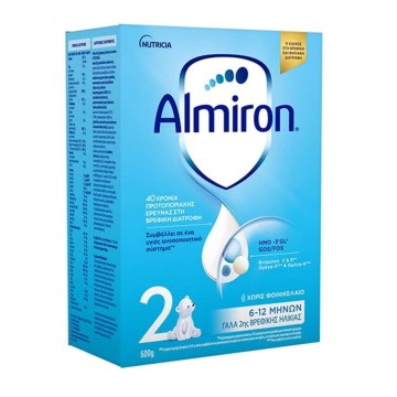 Nutricia Almiron 2 Мляко на прах 6-12 месеца, 600гр