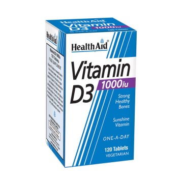 Health Aid Vitamin D3 1000iu 120 Tabletten