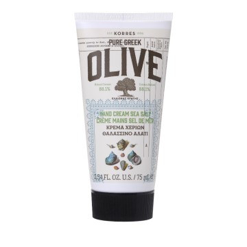 Korres Olive Hand Cream Sea Salt Κρέμα Χεριών Θαλασσινό Αλάτι 75ml Korres Olive Hand Cream Sea Salt Κρέμα Χεριών Θαλασσινό Αλάτι 75ml