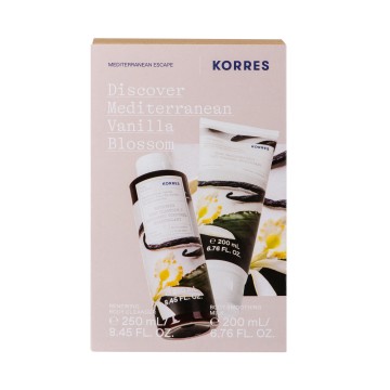Korres Promo Gel doccia ai fiori di vaniglia 250 ml e lozione per il corpo 200 ml