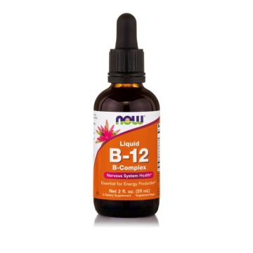 Now Foods Vitamina B-12 Kompleksi i lëngshëm vegjetarian 2 oz. 59,2 ml