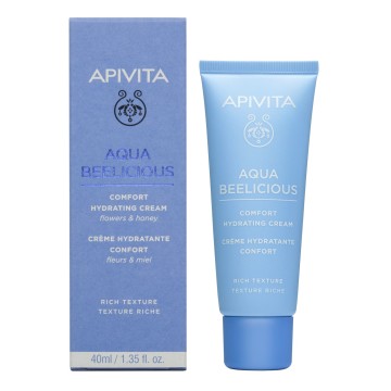 Apivita Aqua Beelicious Gentle Moisturizing Cream Rich Texture 40ml
