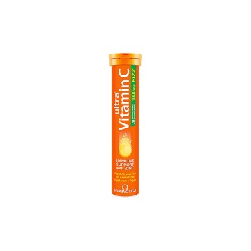 Vitabiotics Ultra Vitamin C 1000mg 20 αναβράζοντα δισκία Πορτοκάλι