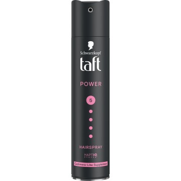 Schwarzkopf Taft Power 5 Kaschmir-Haarspray für trockenes und strapaziertes Haar, 250 ml