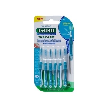 GUM Trav-ler Interdental Brush, Μεσοδόντια Βουρτσάκια 1,6mm 6τμχ GUM Trav-ler Interdental Brush, Μεσοδόντια Βουρτσάκια 1,6mm 6τμχ