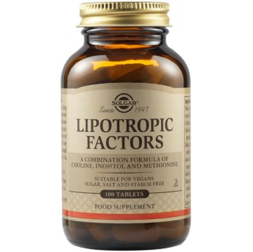 Solgar Lipotropic Factors, 100 таблеток