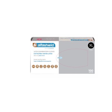 Karabinis Medical Alfashield Λάτεξ Powder Free Λευκό 100τμχ Karabinis Medical Alfashield Λάτεξ Powder Free Λευκό 100τμχ