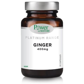Power Health Platinum Range Ginger 400mg, 30 κάψουλες