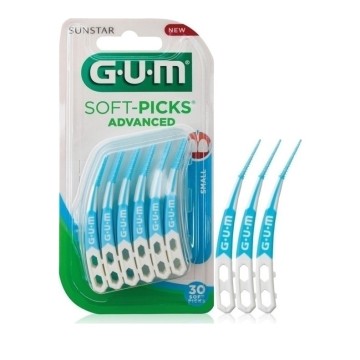 GUM Soft Picks Advanced Small x30 (649), Щетки межзубные 30шт