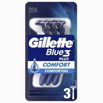 Gillette Blue3 Plus Rasoirs Jetables Confort 3 pcs