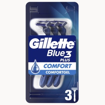 Gillette Blue3 Plus Comfort Ξυραφάκια μίας Χρήσης 3τμχ Gillette Blue3 Plus Comfort Ξυραφάκια μίας Χρήσης 3τμχ