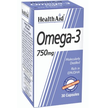 Health Aid Omega 3, 750mg, Καλή Λειτουργία της Καρδιάς, Έλεγχο Χολη... Health Aid Omega 3, 750mg, Καλή Λειτουργία της Καρδιάς, Έλεγχο Χολη...