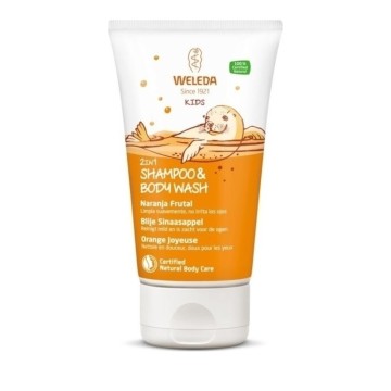 Weleda Παιδικό Αφροντούς & Σαμπουάν 2 σε 1 Πορτοκάλι 150ml