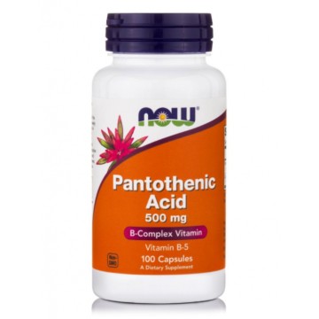 Now Foods Pantothenic Acid 500mg 100 Capsules