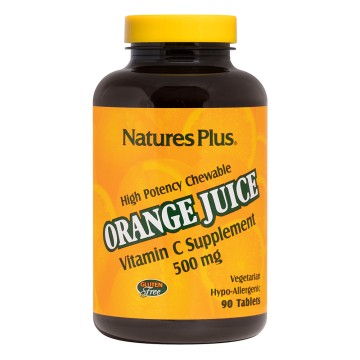 Natures Plus Апельсиновый сок 500 мг 90 таблеток