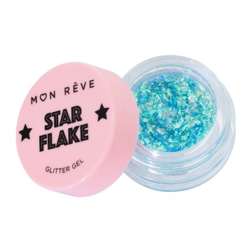 Mon Reve Starflake Glitter Gel 02 Honeymoon, 4g Mon Reve Starflake Glitter Gel 02 Honeymoon, 4g