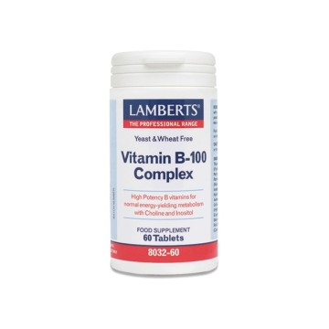 Lamberts Vitamin B-100 Complex Σύμπλεγμα Βιταμίνης B 60 Tablets