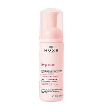 Nuxe Very Rose Легкая очищающая пенка, Пенка для умывания 150 мл