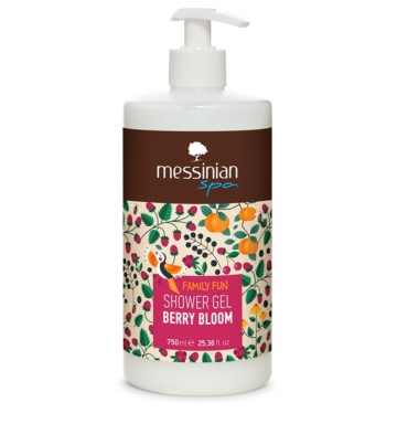 Messinian Spa Family Fun Berry Bloom Shower Gel, 750ml Messinian Spa Family Fun Berry Bloom Shower Gel, 750ml