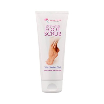 Carnation Exfoliating Foot Scrub Walnut Shell 100ml