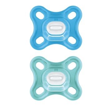 Mam Comfort Pacifier Silicone 0-2m Blue/Veraman 2 pcs