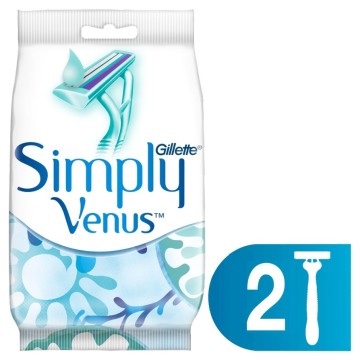 Gillette Simply Venus, Γυναικεία Ξυραφάκια μιας χρήσης, 2 Τμχ