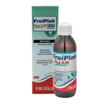 Froika Froiplak Plus 0.20 Pvp действие, перорален разтвор против зацапване 250 ml