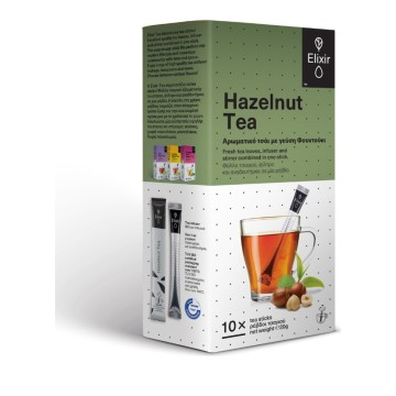 Elixir Hazelnut Tea 10 Ράβδοι Τσαγιού 20gr
