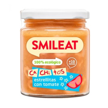 Smileat Βρεφικό Γεύμα Ζυμαρικά-Τομάτα Βιο +10Μ 230gr