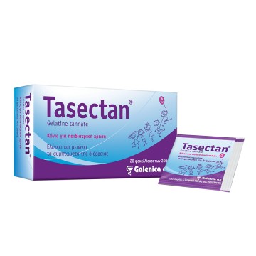 Tasectan Poudre à Usage Pédiatrique Contrôle et Réduit les Symptômes de la Diarrhée 20 sachets 250mg