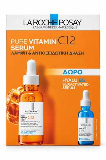 La Roche Posay Promo Pure Vitamin C12 Serum 30ml & Hyalu B5 Serum 10ml La Roche Posay Promo Pure Vitamin C12 Serum 30ml & Hyalu B5 Serum 10ml