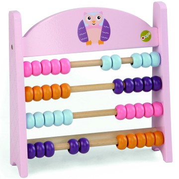 Oops Abacus Hibou multicolore 3 ans+