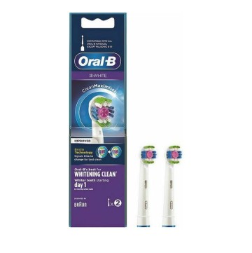 Oral-B 3D White CleanMaximiser Ανταλλακτικές Κεφαλές 2τμχ