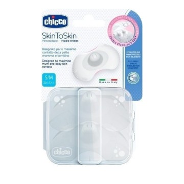 Pads silikoni të gjoksit Chicco SkinToSkin S/M 2 copë