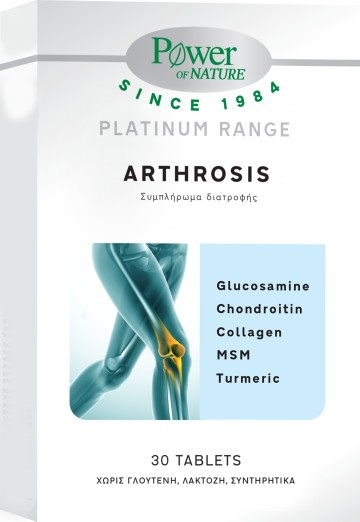 Power of Nature Platinum Range Arthrosis, 30 Tαμπλέτες