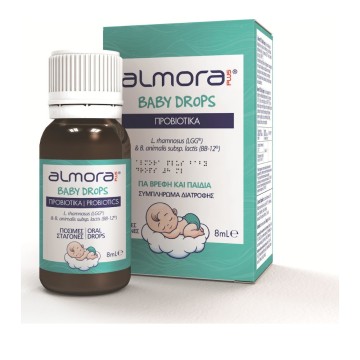 Elpen Almora Plus Probiotiques Gouttes pour bébé 8 ml