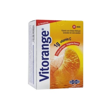 Uni-Pharma Vitorange 1g Γεύση Μανταρίνι 20 sticks Uni-Pharma Vitorange 1g Γεύση Μανταρίνι 20 sticks