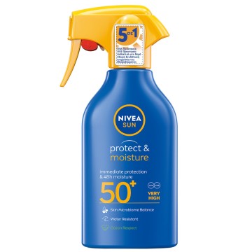 Nivea Sun Protect & Moisture Trigger Spray SPF 50+, 270 ml