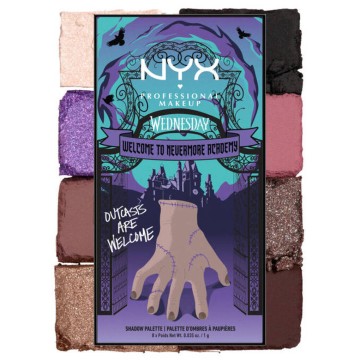 Nyx Professional Makeup Wednesday Shadow Palette 01 Nevermore Acade...